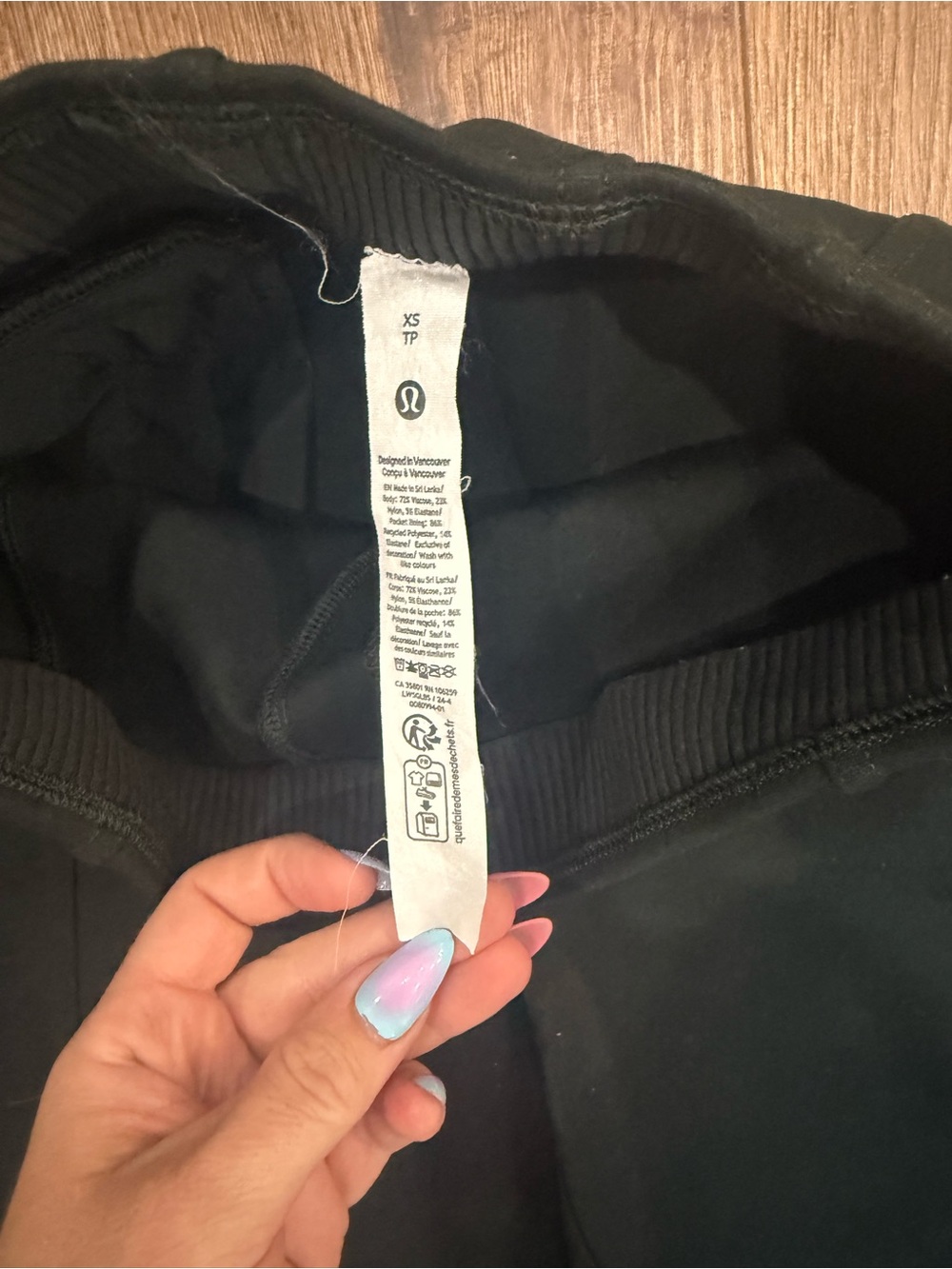 lululemon Black High-Rise Straight Leg Trouser Pants XS - Picture 3 of 4